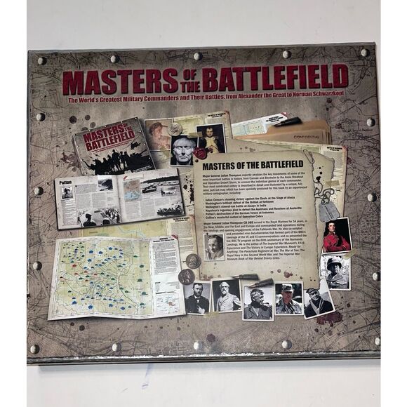 MASTERS OF THE BATTLEFIELD World's Greatest  Commanders by Maj Gen Thompson - Picture 2 of 4